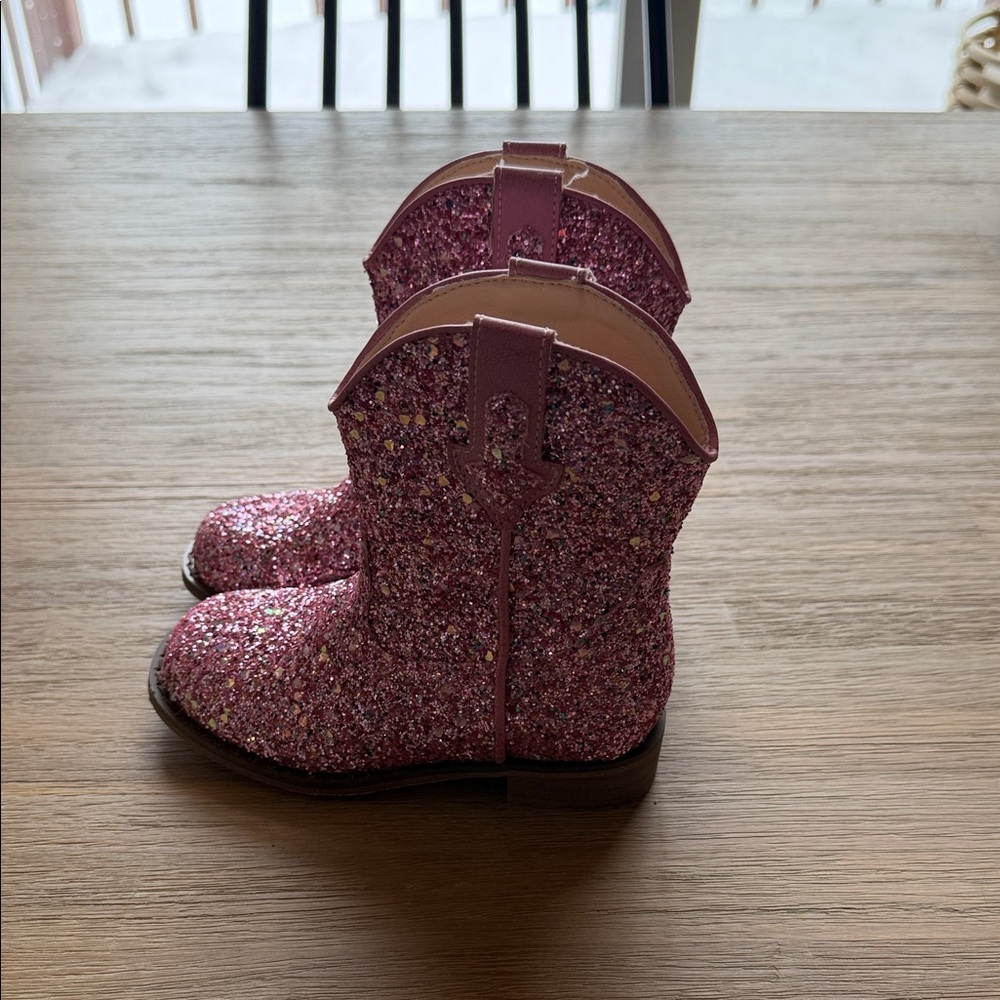 Glittery Pink Girl’s Boots